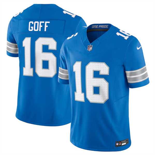 Men & Women & Youth Detroit Lions #16 Jared Goff Blue 2024 F.U.S.E. Vapor Limited Stitched Jersey,We sell and wholesale Men & Women & Youth Detroit Lions #16 Jared Goff Blue 2024 F.U.S.E. Vapor Limited Stitched Jersey on line form chian!